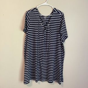 Women’s Old Navy Striped Blouse Top Size 4X